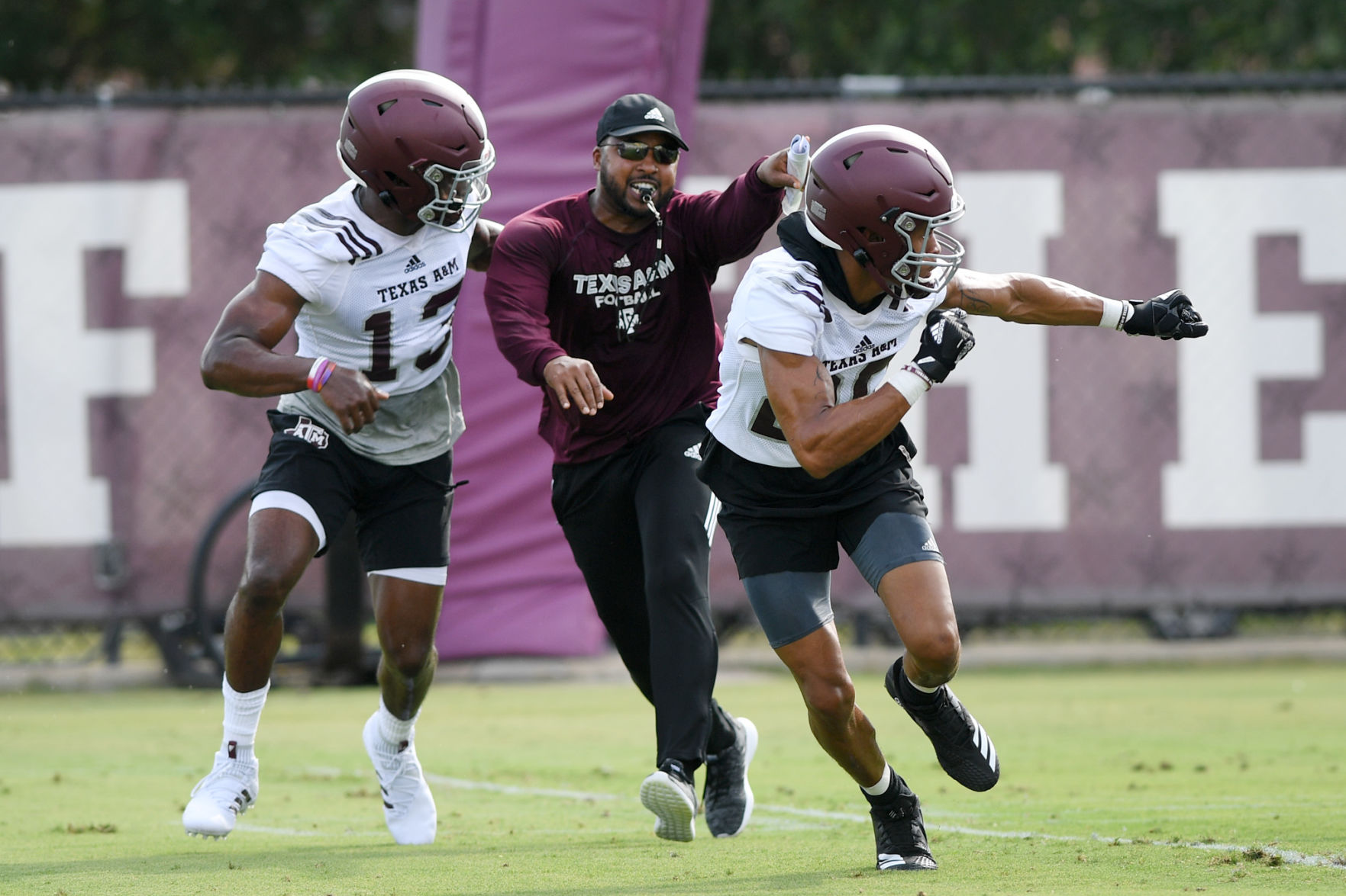 Texas A&M football practice